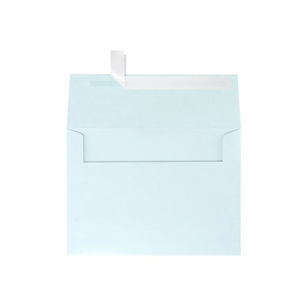 Best LUX A7 Invitation Envelopes (5 1/4 x 7 1/4) 50/Box, Aquamarine Metallic (5380-02-50)