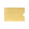 New LUX Credit Card Sleeve 2 3/8" x 3 1/2", 50/Pack, Gold Metallic (1801-07-50)