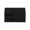 New LUX Double Window Invoice Envelopes, 4 1/8 x 9 1/2, Midnight Black 250/Pack