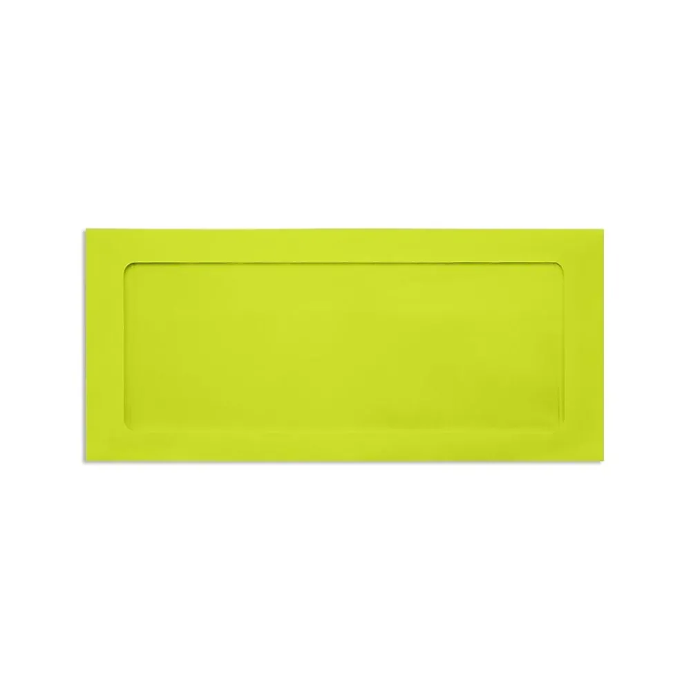 Outlet LUX Full Face Window Envelopes, Wasabi 4.12 x 9.5 inch 500/Pack