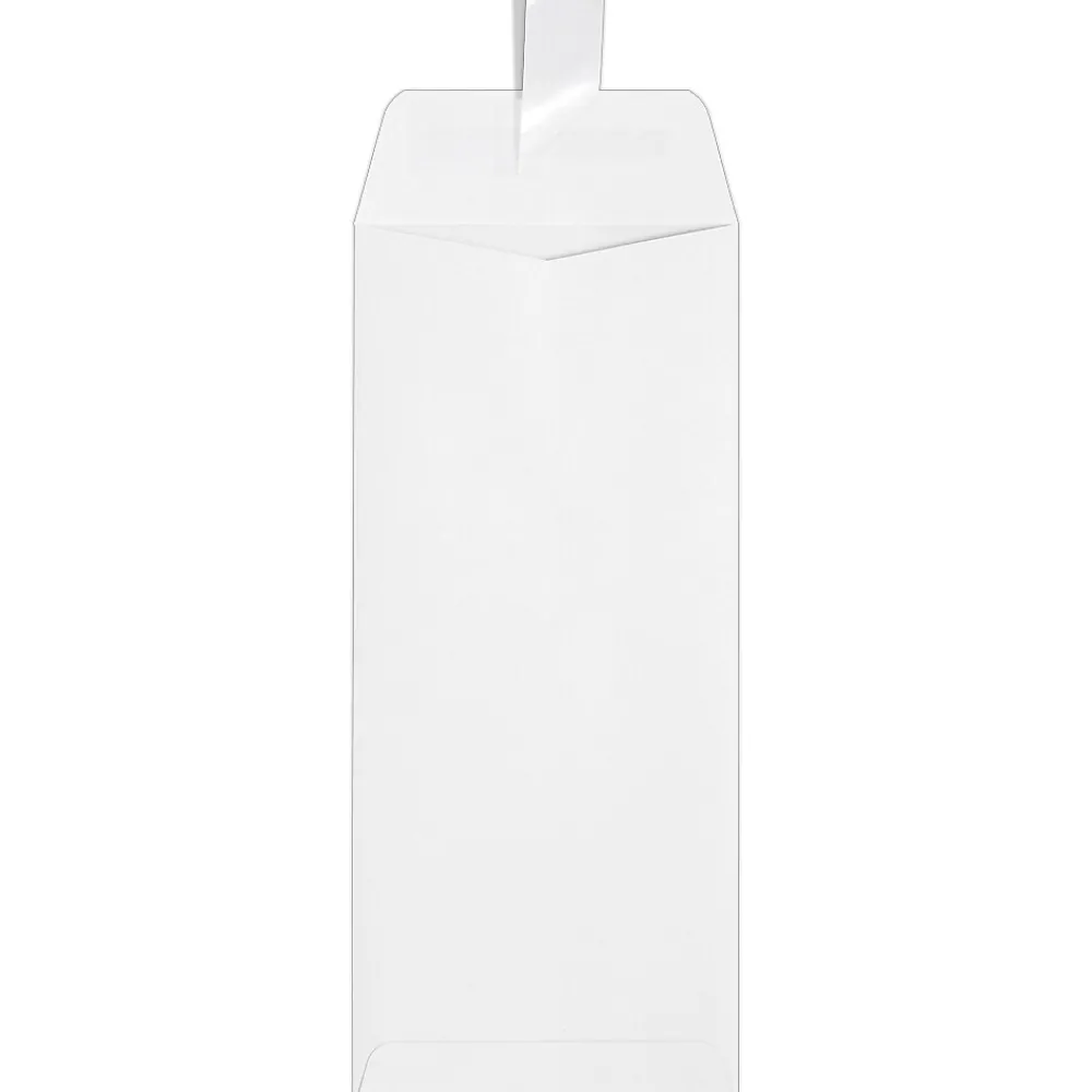 Sale LUX 80lbs. 4 1/8" x 9 1/2" #10 Open End Envelopes, Bright White, 250/BX (7535-250)