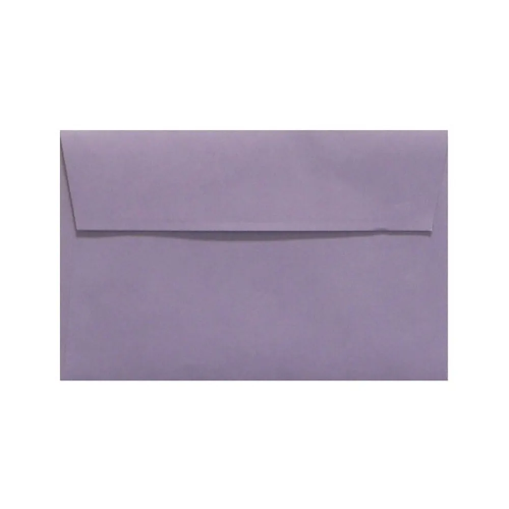 Clearance LUX 80lbs. 5 3/4" x 8 3/4" A9 Invitation Envelopes W/Peel & Press, Wisteria Purple, 250/BX