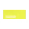 New LUX Moistenable Glue #10 Window Envelope, 4 1/2" x 9 1/2", Electric Yellow, 500/Box (4261-20-500)