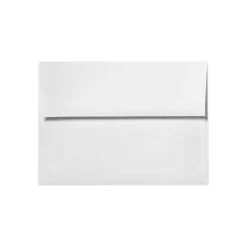 Sale LUX Moistenable Glue A2 Invitation Envelope, 5 3/4" x 4 3/8", Bright White, 1000/Box (72924-1000)