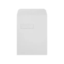 Hot LUX Open End Open End Window Envelope, 9" x 12", White Linen, 50/Pack (1590-WLI-50)