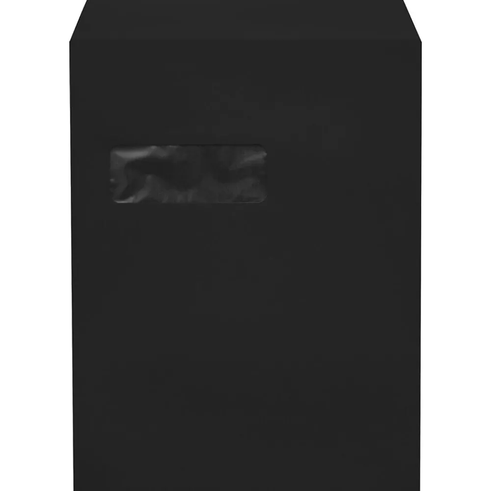 Sale LUX Open End Window Envelopes 9" x 12", Midnight Black, 500/Box (-1590-B-500)