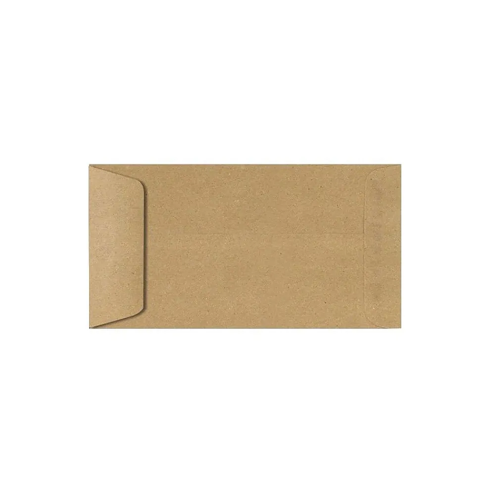 New LUX Open End Window Envelopes 6" x 11.5", Nude Tan (61112-GB-500)