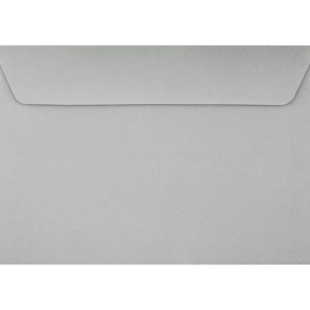 Online LUX Self Seal Kraft Booklet Envelope, 6" x 9", Gray Kraft, 50/Pack (4820-GK-50)