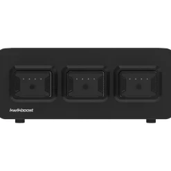 KwikBoost EdgePower 3-Bay Base Desktop Charging Station, Black (KBEP-BASE3)<Luxor New