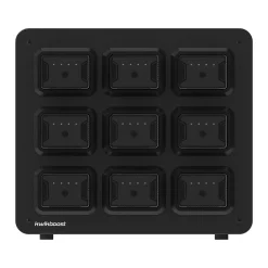KwikBoost EdgePower 9-Bay Base Desktop Charging Station, Black (KBEP-BASE9)<Luxor Outlet