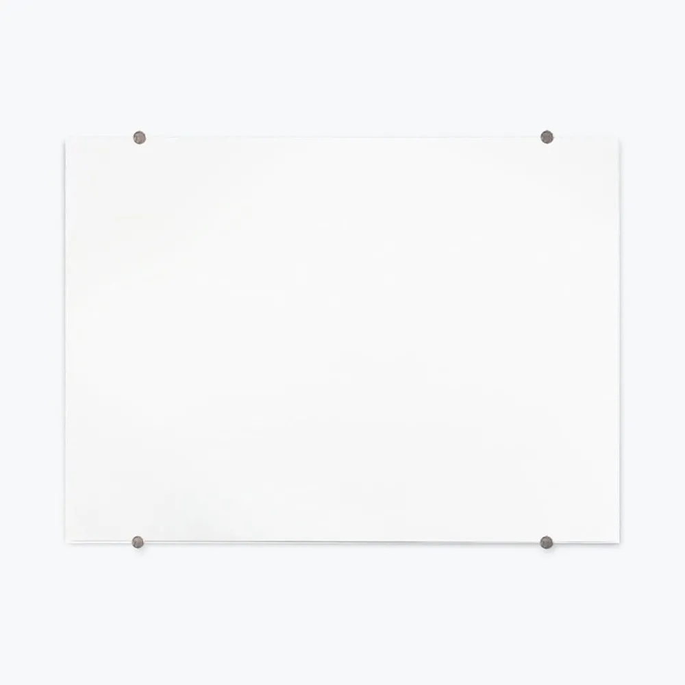 Dry Erase*Luxor Magnetic Wall Mounted Glass Dry Erase Board, 48x36 (WGB4836M)