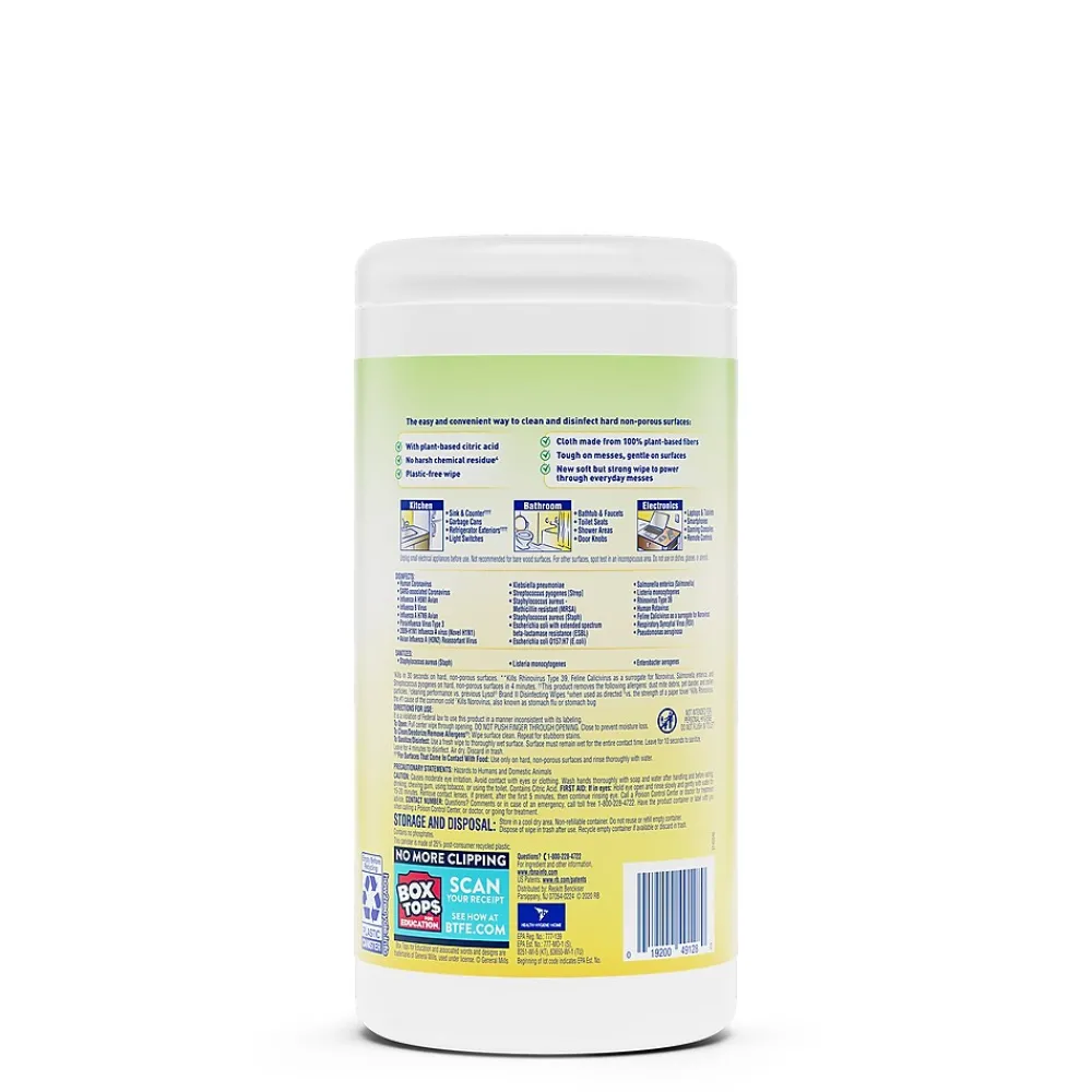 Disinfecting Wipes, Fresh Citrus Scent, 70 Wipes/Pack (1920049128)<Lysol Sale