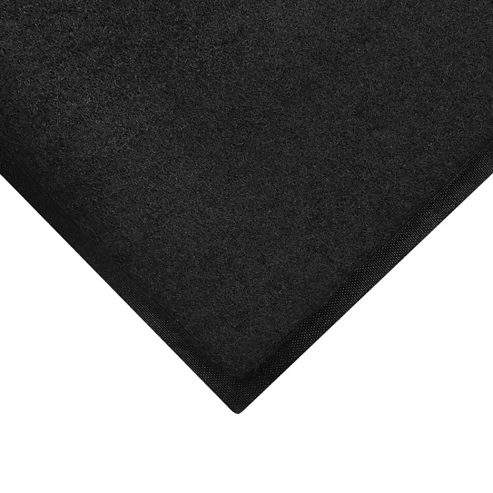 M + A Matting Brush Hog Commercial Wiper/Scraper Floor Mat, 3.75' x 9.83', Charcoal (3951410100)