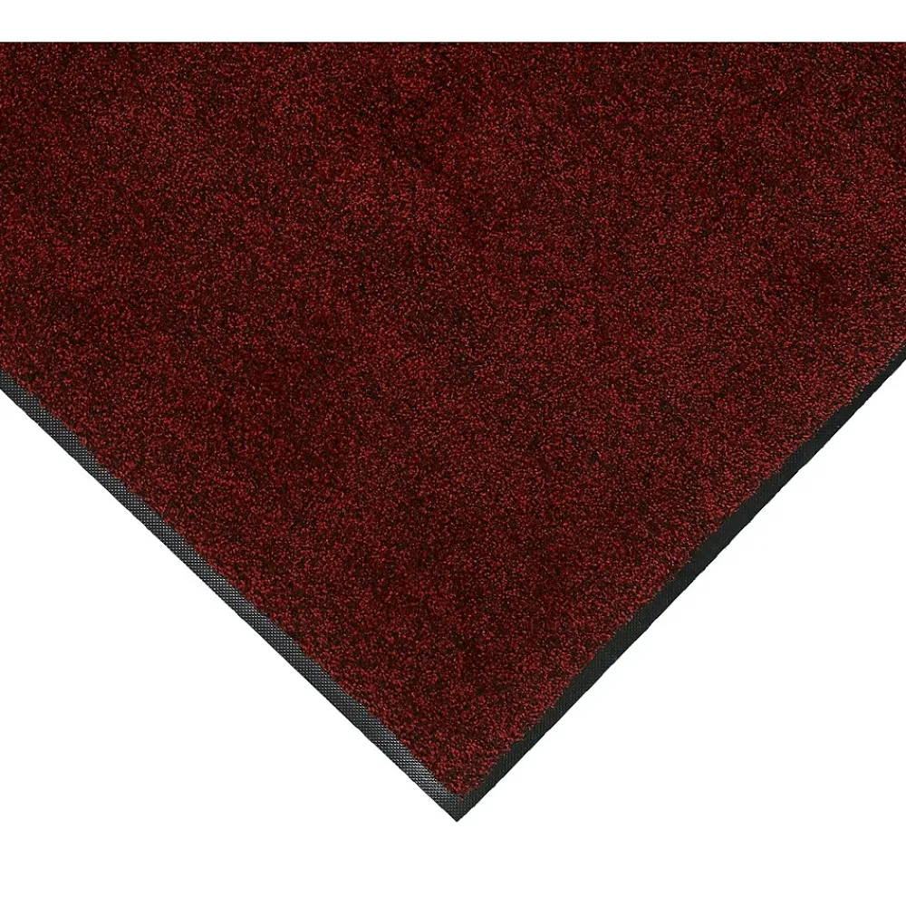 M + A Matting Plush Commercial Wiper Floor Mat, 4.92' x 2.92', Red Pepper (1807635590)