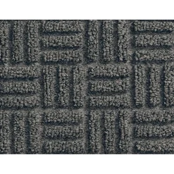 M + A Matting WaterHog Masterpiece Select Commercial Wiper/Scraper Entrance Floor Mat, 19.4' x 5.83', Pewter (26533620070)