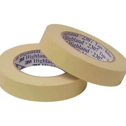 Outlet 3M ™ 1/2" x 60 Yards x 5.2 mil Masking Tape 2307, Tan, 12 Rolls (T933230712PK)