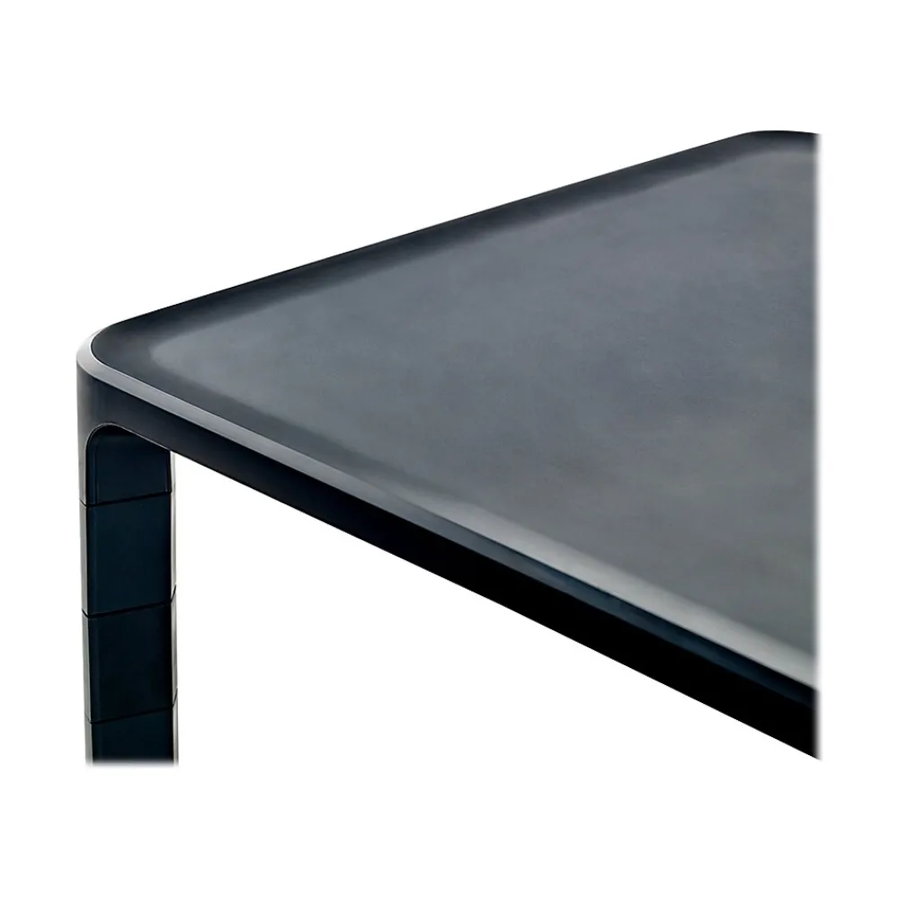 Hot 3M Adjustable Monitor Laptop Stand, 1.7" to 5.5", Holds Up to 20 lbs., Black (MS85B)