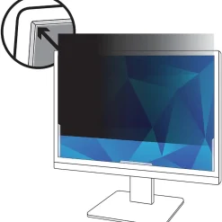 Anti-Glare Privacy Filter for 18.5" Widescreen Monitor, 16:9 Aspect Ratio (PF185W9B)<3M
