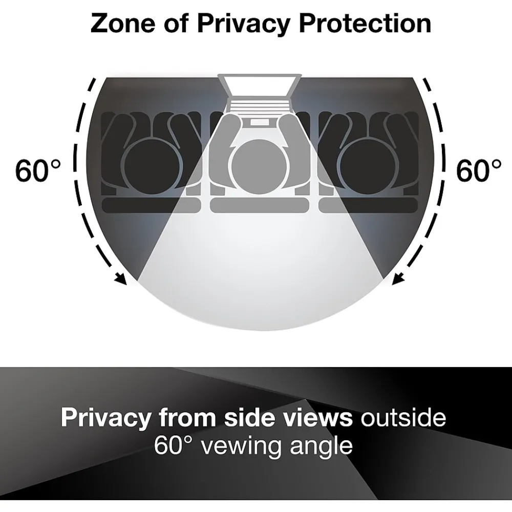Anti-Glare Privacy Filter for 18.5" Widescreen Monitor, 16:9 Aspect Ratio (PF185W9B)<3M