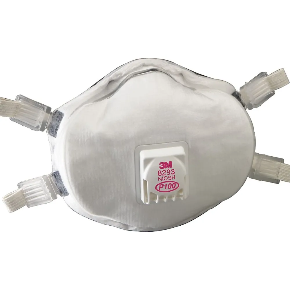 3M ™ Disposable Particulate Respirator,8293, P100, Non-Oil Particulates