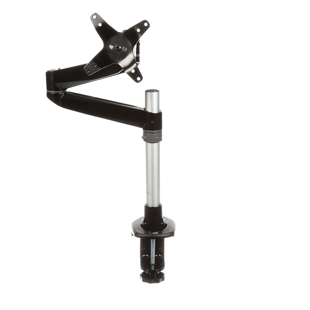 Sale 3M Dual-Swivel Monitor Arm, Up to 24" Monitor, Holds Up to 30 lbs., Black (MA140MB)