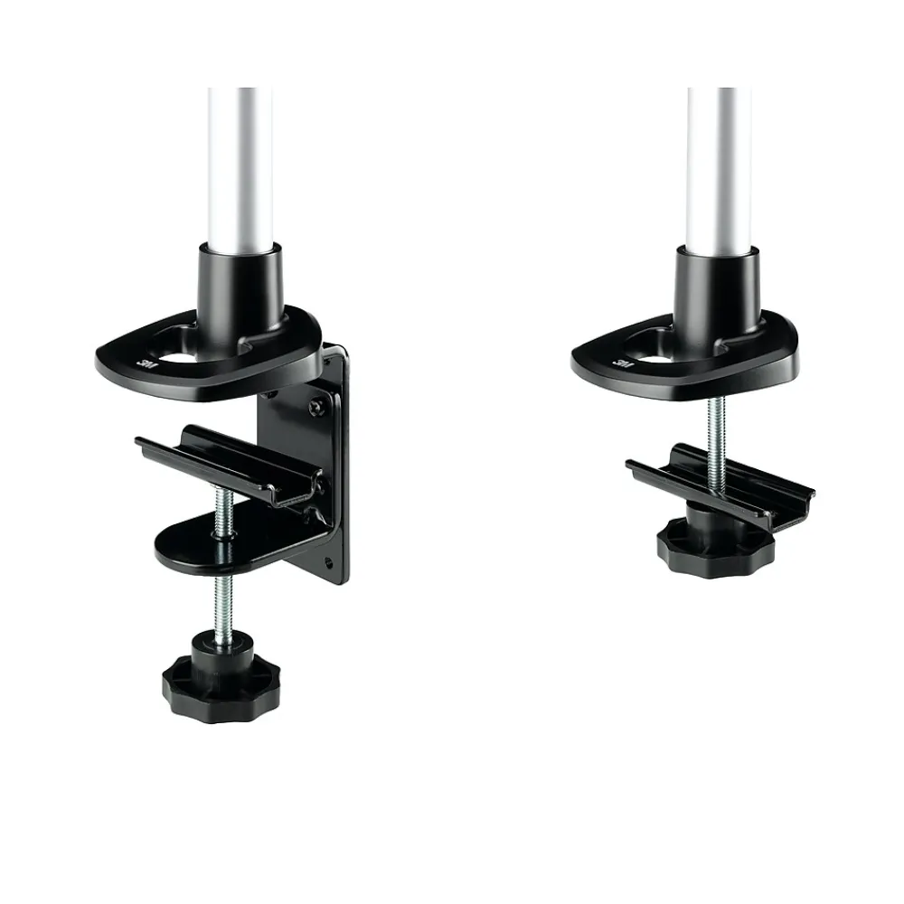 Sale 3M Dual-Swivel Monitor Arm, Up to 24" Monitor, Holds Up to 30 lbs., Black (MA140MB)