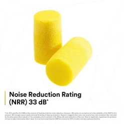 3M E-A-R Classic Plus Earplugs, Uncorded, Pillow Pack, 200 Pairs/Case (310-1101)