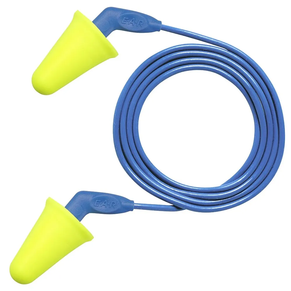 3M E-A-R Push-Ins SoftTouch Earplugs Corded, 31dB, 200/Box (3184001)