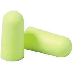 3M E-A-Rsoft Yellow Neons Earplugs 312-1250, Uncorded, Poly Bag, 200 Pairs/Case (312-1250)