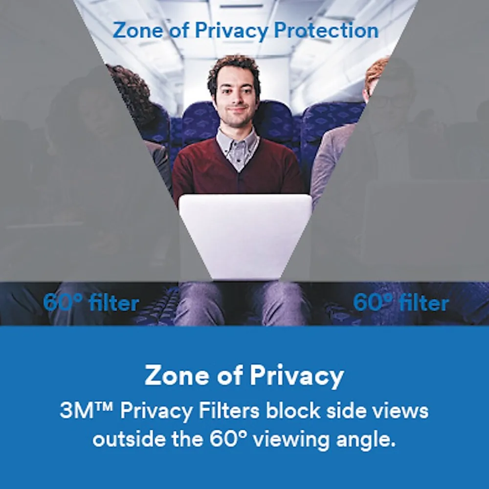 Framed Privacy Filter for 24" Widescreen Monitor (16:9) (PF240W9F)<3M New