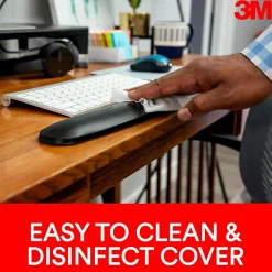 Discount 3M Gel Non-Skid Wrist Rest for Keyboards, Black (WR309LE)