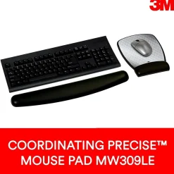 Discount 3M Gel Non-Skid Wrist Rest for Keyboards, Black (WR309LE)