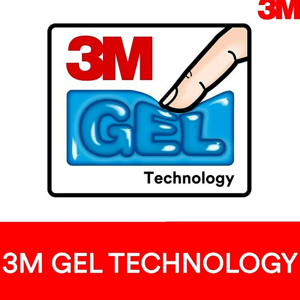 Discount 3M Gel Non-Skid Wrist Rest for Keyboards, Black (WR309LE)