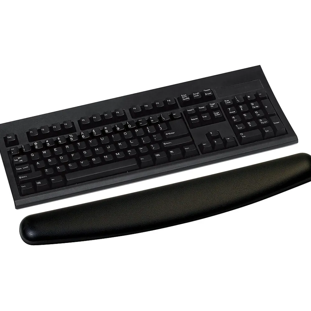 Discount 3M Gel Non-Skid Wrist Rest for Keyboards, Black (WR309LE)