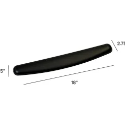 Discount 3M Gel Non-Skid Wrist Rest for Keyboards, Black (WR309LE)