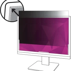 High Clarity Privacy Filter for 24" Widescreen Monitor, 16:10 Aspect Ratio (HC240W1B)<3M Online