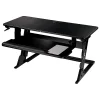 Standing Desks*3M Precision Standing Desk 35"W Manual Adjustable Desk Riser with Gel Wrist Rest and Precise Mouse Pad, Black (SD60B)