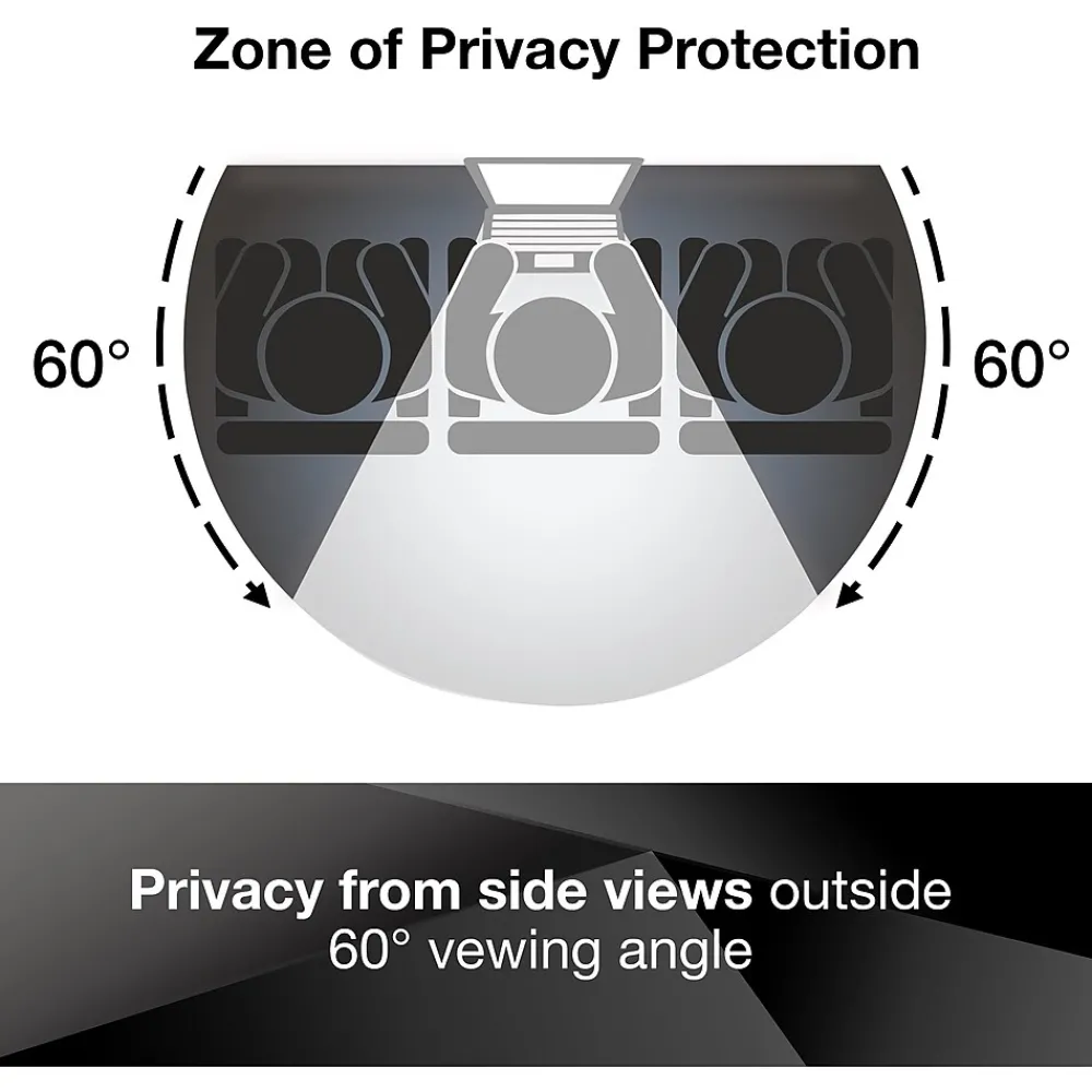 Privacy Filter for 22" Widescreen Monitor, 16:10 Aspect Ratio (PF220W1B)<3M Clearance