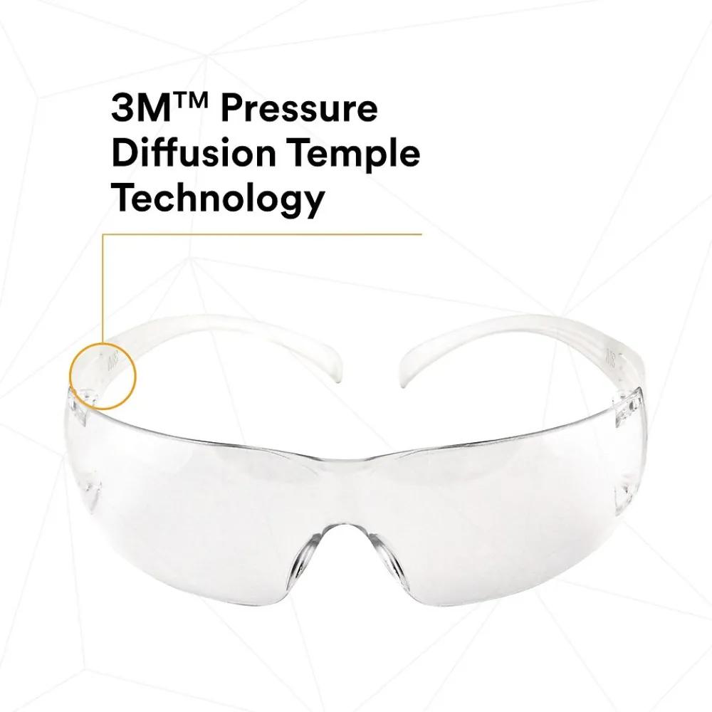 3M SecureFit Protective Eyewear, Clear Lens (SF201AF)