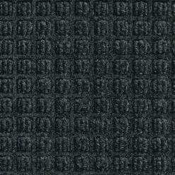 M + A Matting M+A Matting WaterHog Squares Classic Mat, Smooth, 3' x 5', Charcoal (2005435170)