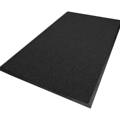 M + A Matting M+A Matting WaterHog Squares Classic Mat, universal cleated, 4' x 6', Charcoal (2005446070)