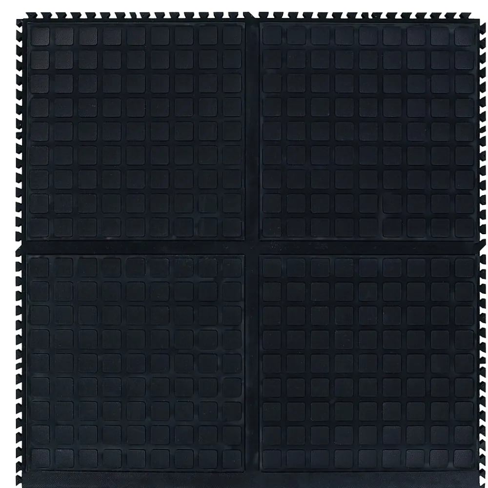 M + A Matting M+A Matting Hog Heaven III Comfort Anti-Fatigue Mat, 21.875" x 18", Black Side (447102100)
