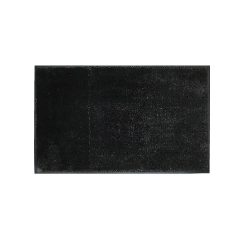 M + A Matting M+A Matting MicroLuxx Indoor Mat, 2.92' x 4.92', Black (12016635150)
