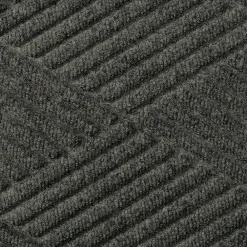 M + A Matting M+A Matting WaterHog Max Diamond Classic Mat, Universal Cleated, 6' x 20', Black Smoke (229571000000)