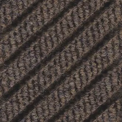 M + A Matting M+A Matting WaterHog Max Grand Diamond, Mat + Two Ends, Universal Cleated, 3' x 7.1', Chestnut Brown (225000000000)