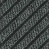 M + A Matting M+A Matting WaterHog Max Grand Diamond, Mat + One End, Universal Cleated, 6' x 7', Black Smoke (222000000000)