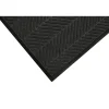 M + A Matting M+A Matting WaterHog Max Herringbone Classic Mat, Smooth, 3' x 10', Black Smoke (224000000000)