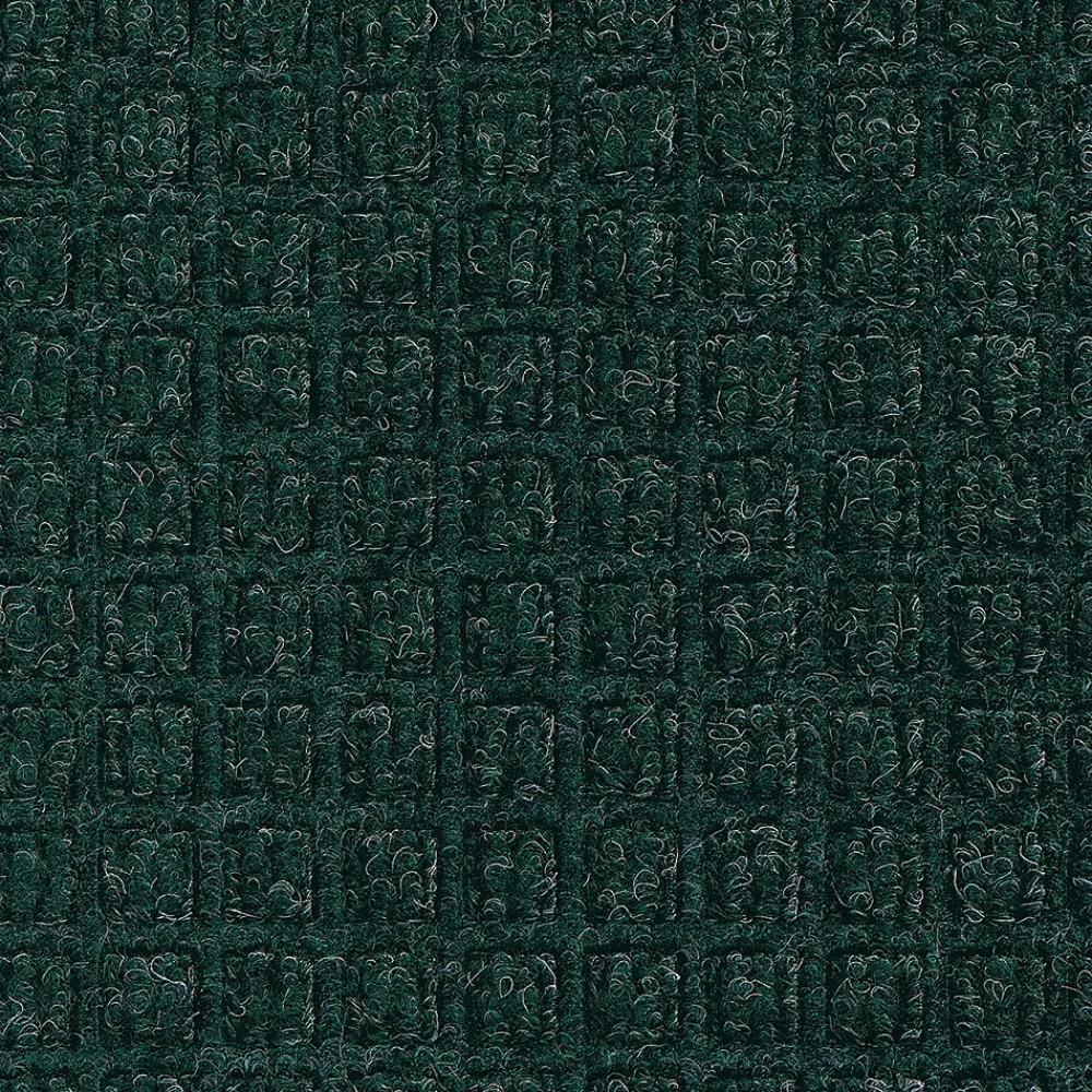 M + A Matting M+A Matting WaterHog Squares Fashion Mat, Universal Cleated, 4' x 10', Ever (28059410070)
