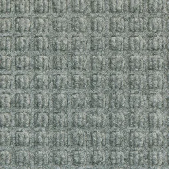 M + A Matting M+A Matting WaterHog Squares Fashion Mat, Universal Cleated,3' x 20', Medium Grey (28057320070)