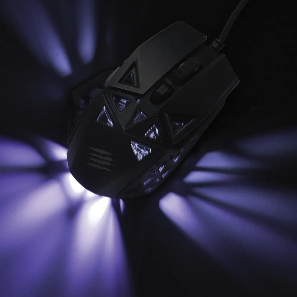 Mad Catz M.O.J.O. M1 Lightweight Gaming Mouse, Black (MM04DCINBL000-0)